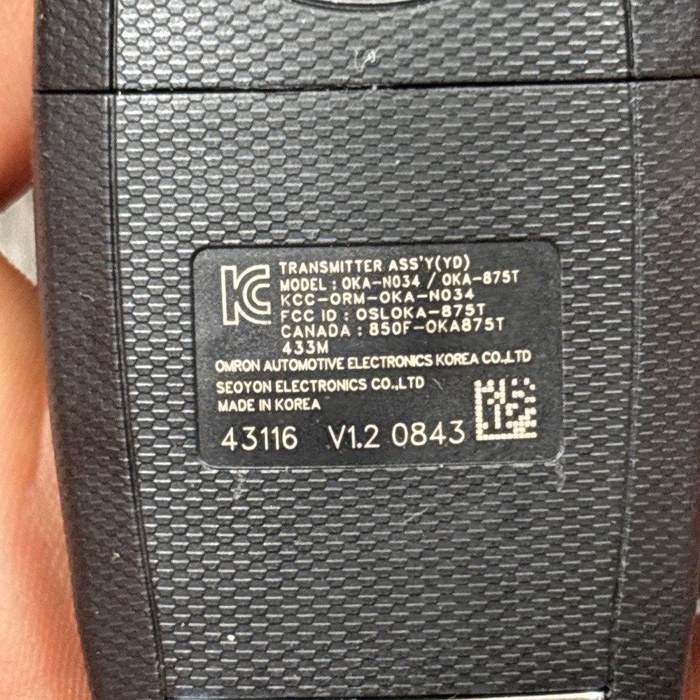 Kia 4-Button Flip Key Remote OSLOKA-875T 2014-2019 Soul For - Picture 4 of 6